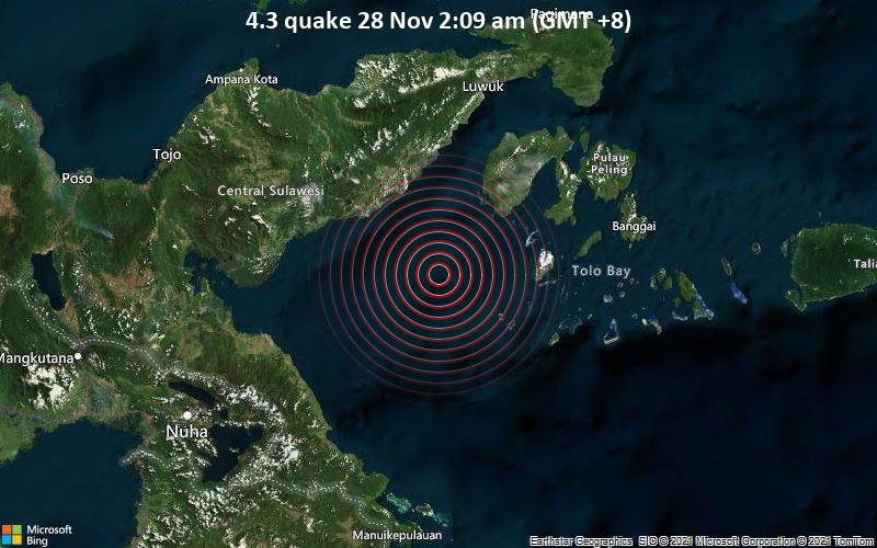 4.3 quake 28 Nov 2:09 am (GMT +8)