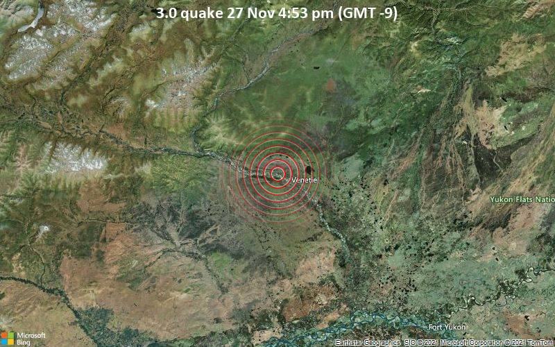 3.0 quake 27 Nov 4:53 pm (GMT -9)