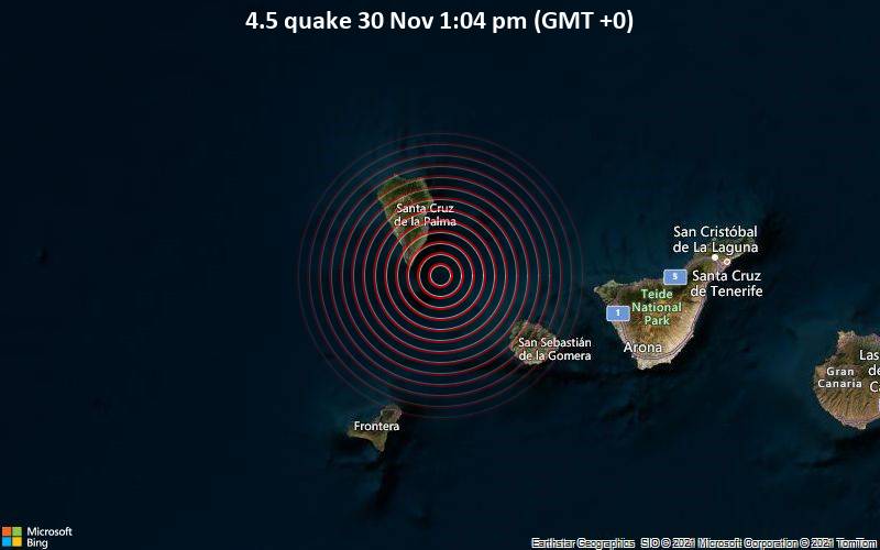 4.5 quake 30 Nov 1:04 pm (GMT +0)
