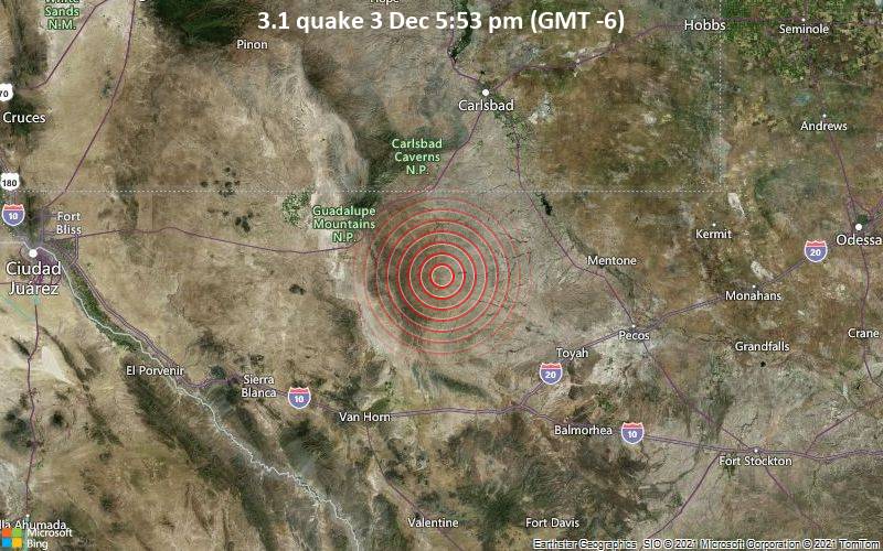 3.1 quake 3 Dec 5:53 pm (GMT -6)