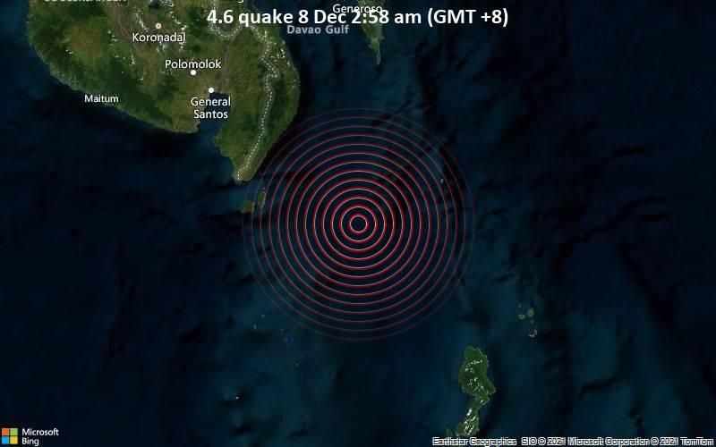 4.6 quake 8 Dec 2:58 am (GMT +8)