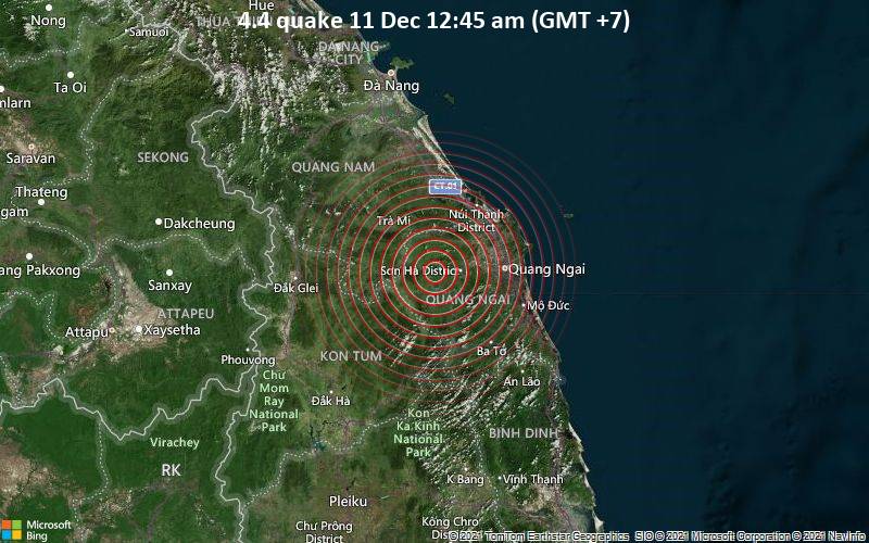 4.4 quake 11 Dec 12:45 am (GMT +7)