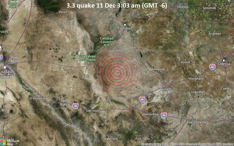 3.3 quake 11 Dec 3:03 am (GMT -6)
