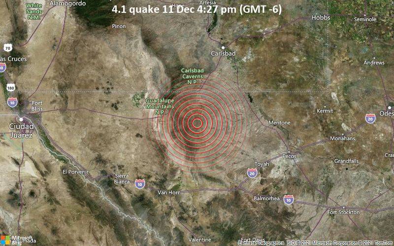 4.1 quake 11 Dec 4:27 pm (GMT -6)