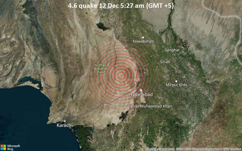 4.6 quake 12 Dec 5:27 am (GMT +5)