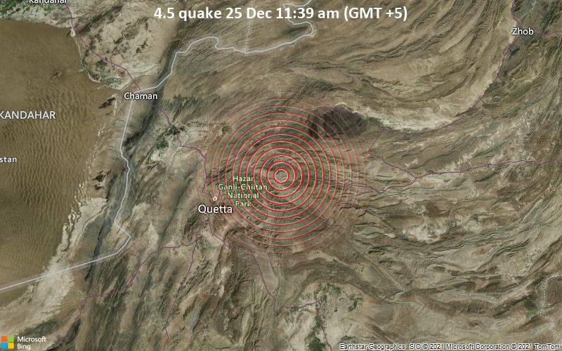 4.5 quake 25 Dec 11:39 am (GMT +5)