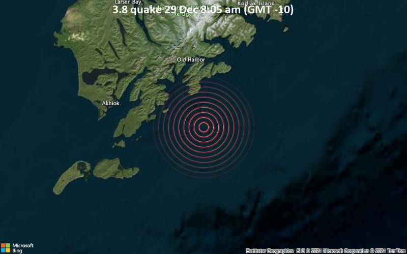 3.8 quake 29 Dec 8:05 am (GMT -10)