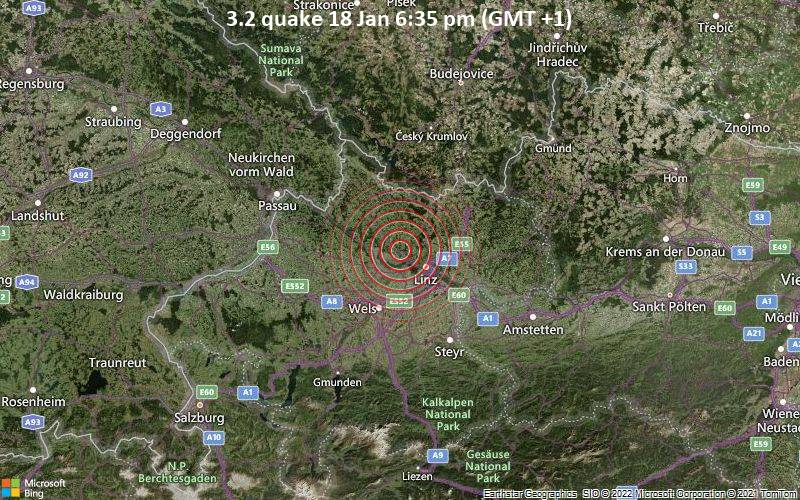 3.2 quake 18 Jan 6:35 pm (GMT +1)