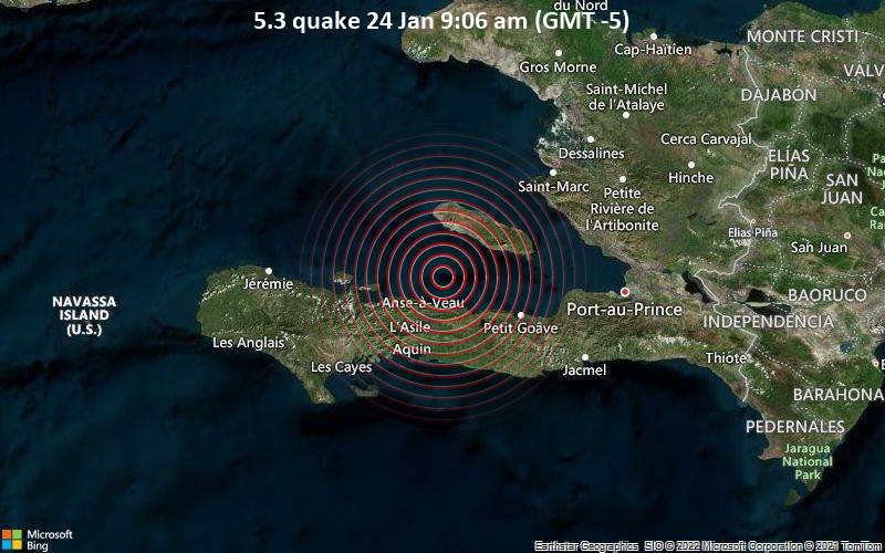 5.3 quake 24 Jan 9:06 am (GMT -5)