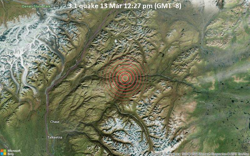 3.1 quake 13 Mar 12:27 pm (GMT -8)