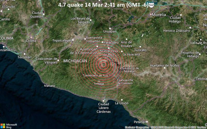 4.7 quake 14 Mar 2:41 am (GMT -6)
