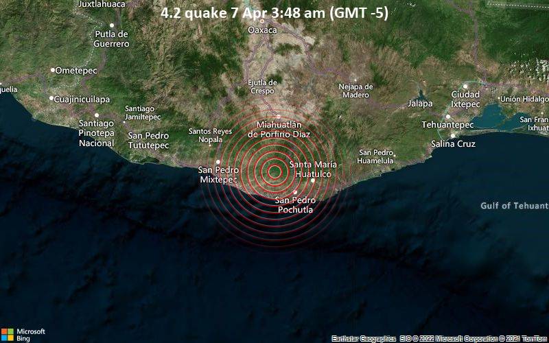 4.2 quake 7 Apr 3:48 am (GMT -5)