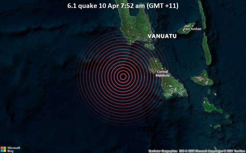 6.1 quake 10 Apr 7:52 am (GMT +11)