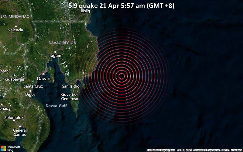 5.9 quake 21 Apr 5:57 am (GMT +8)