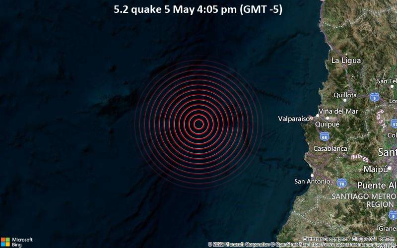 5.2 quake 5 May 4:05 pm (GMT -5)