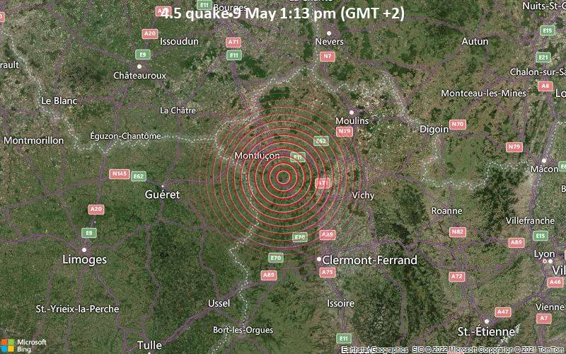 4.5 quake 9 May 1:13 pm (GMT +2)