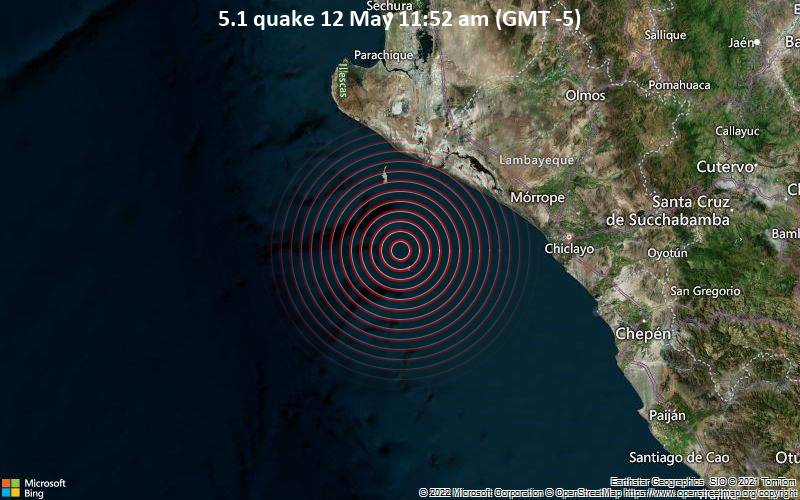 5.1 quake 12 May 11:52 am (GMT -5)