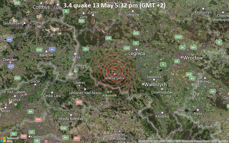 3.4 quake 13 May 5:32 pm (GMT +2)