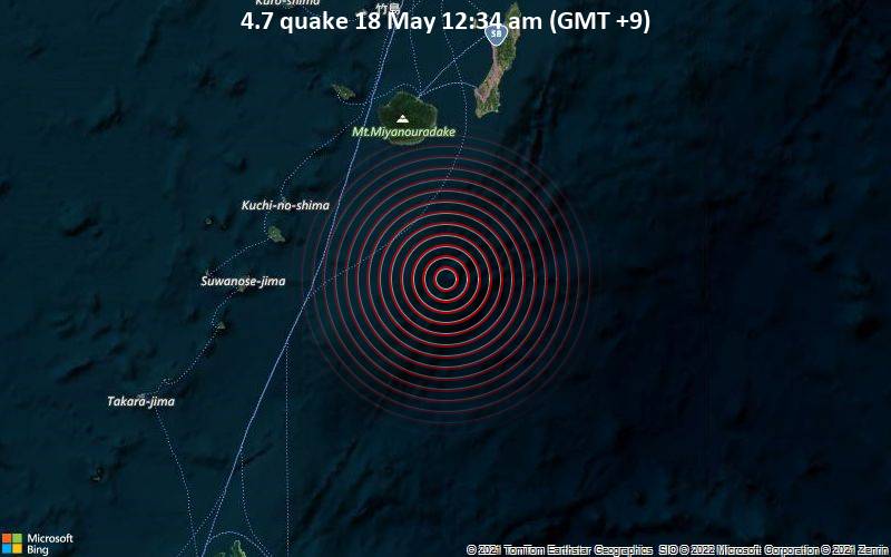 4.7 quake 18 May 12:34 am (GMT +9)