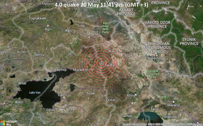 4.0 quake 20 May 11:41 pm (GMT +3)