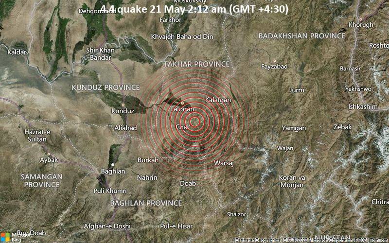4.4 quake 21 May 2:12 am (GMT +4:30)