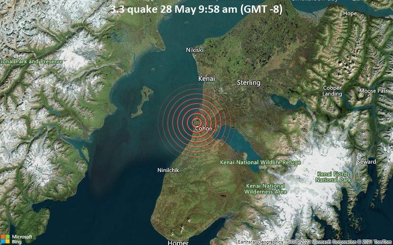 3.3 quake 28 May 9:58 am (GMT -8)