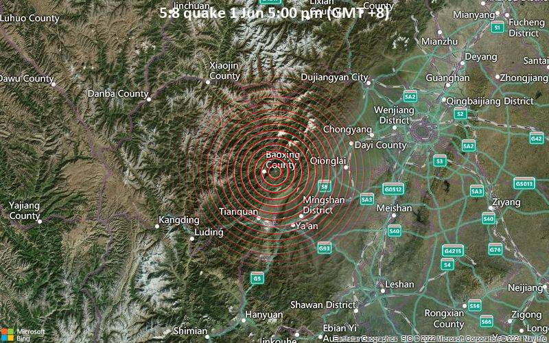 5.8 quake 1 Jun 5:00 pm (GMT +8)