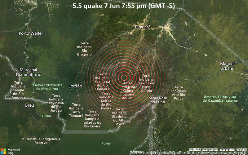 5.5 quake 7 Jun 7:55 pm (GMT -5)