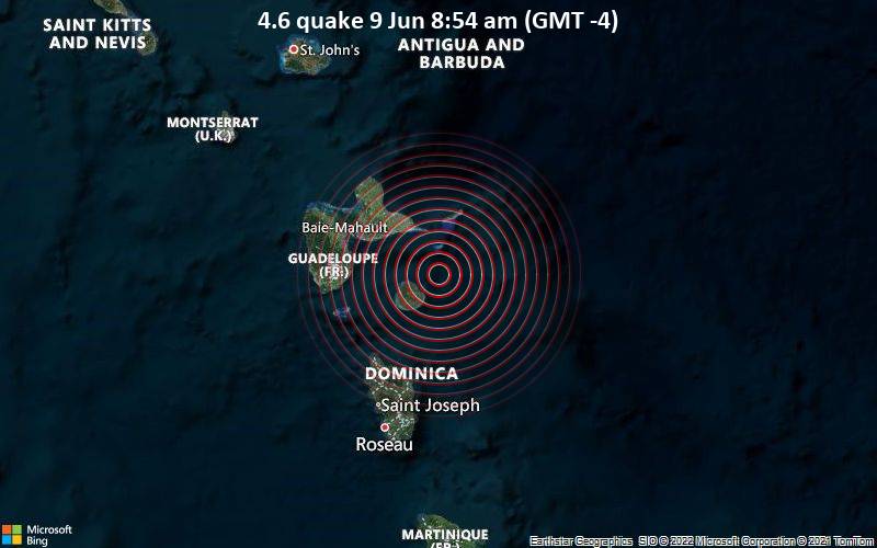4.6 quake 9 Jun 8:54 am (GMT -4)