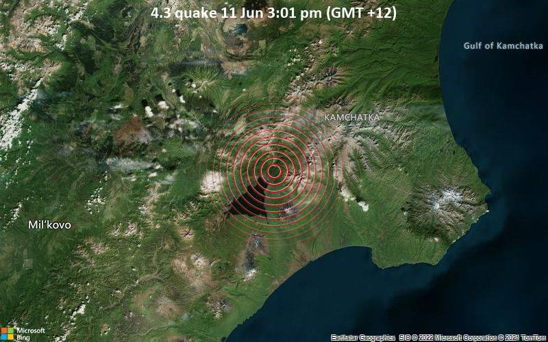 4.3 quake 11 Jun 3:01 pm (GMT +12)