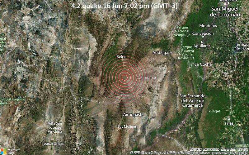 4.2 quake 16 Jun 7:02 pm (GMT -3)