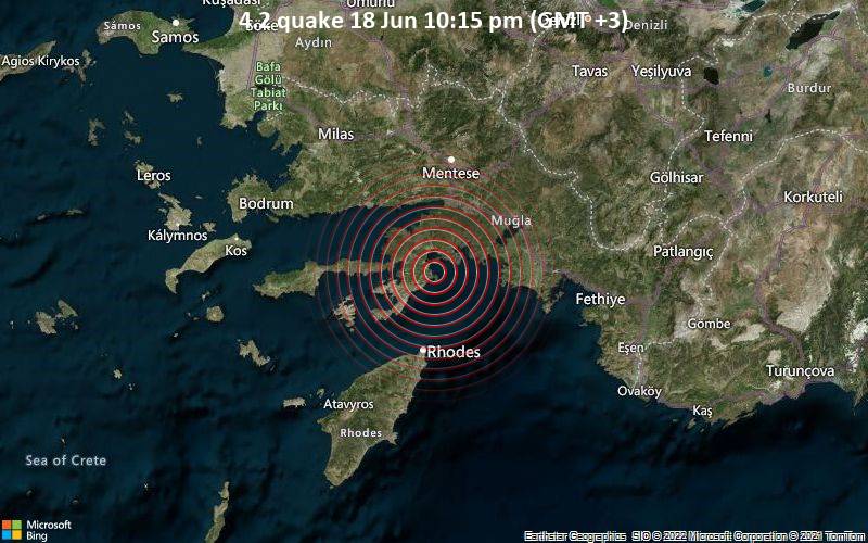 4.2 quake 18 Jun 10:15 pm (GMT +3)
