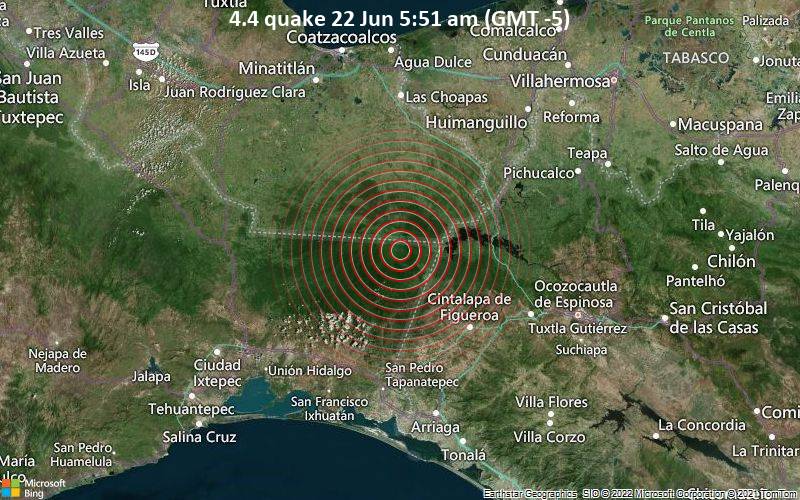 4.4 quake 22 Jun 5:51 am (GMT -5)
