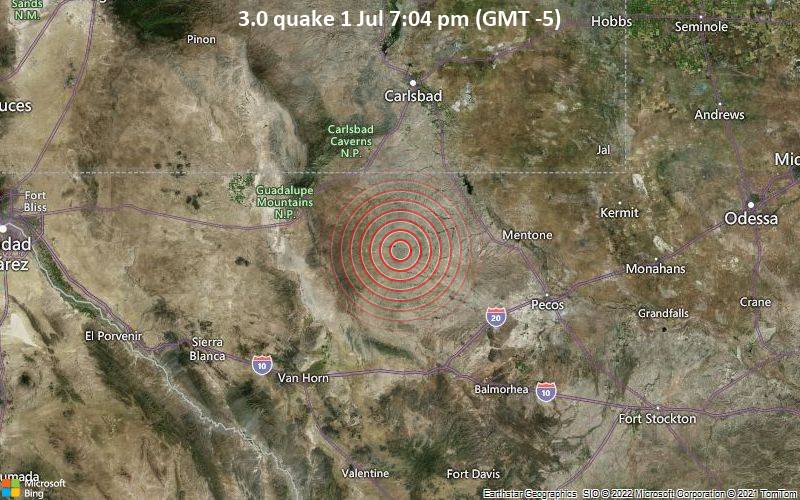 3.0 quake 1 Jul 7:04 pm (GMT -5)