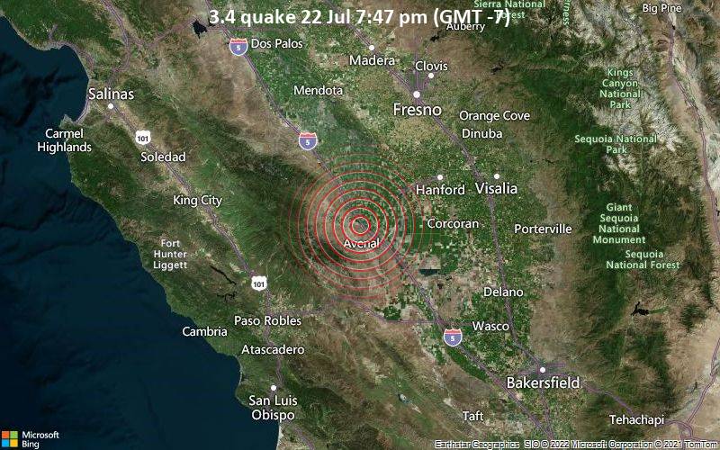 3.4 quake 22 Jul 7:47 pm (GMT -7)