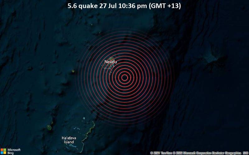 5.6 quake 27 Jul 10:36 pm (GMT +13)