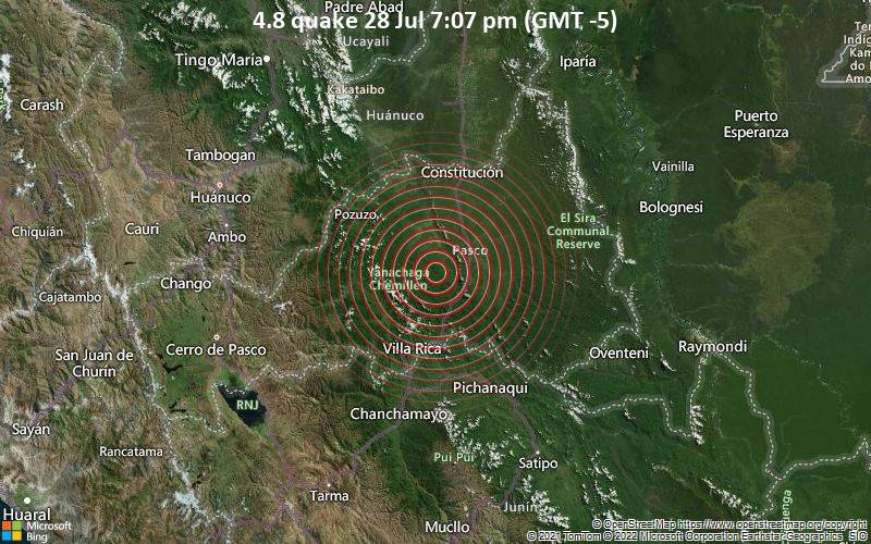 4.8 quake 28 Jul 7:07 pm (GMT -5)