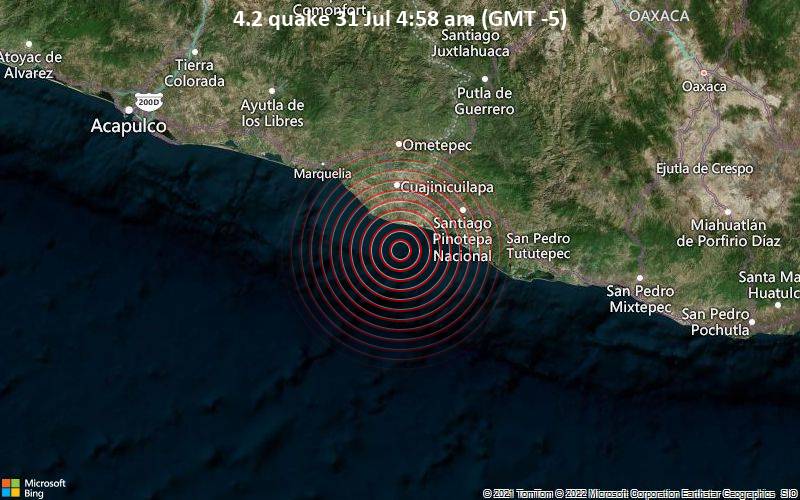 4.2 quake 31 Jul 4:58 am (GMT -5)