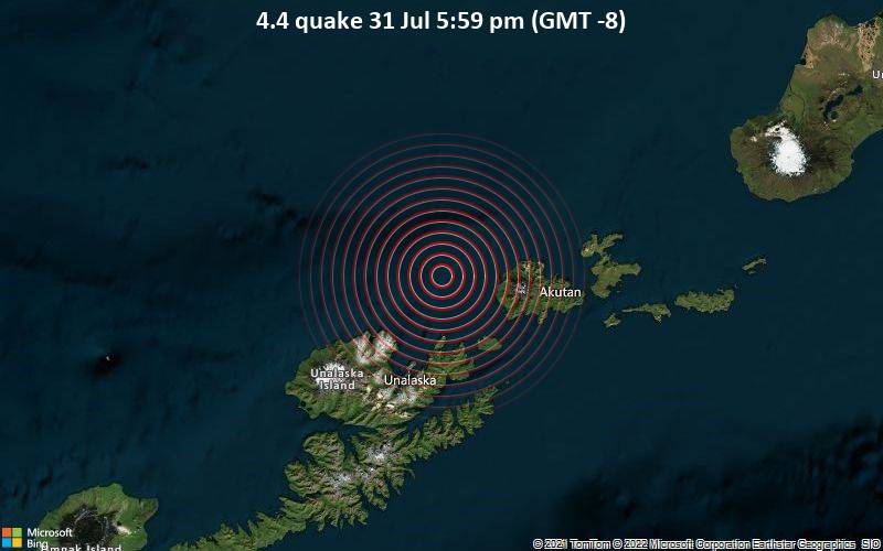 4.4 quake 31 Jul 5:59 pm (GMT -8)