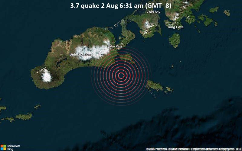 3.7 quake 2 Aug 6:31 am (GMT -8)