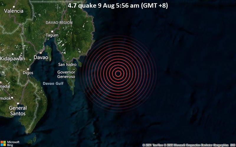 4.7 quake 9 Aug 5:56 am (GMT +8)