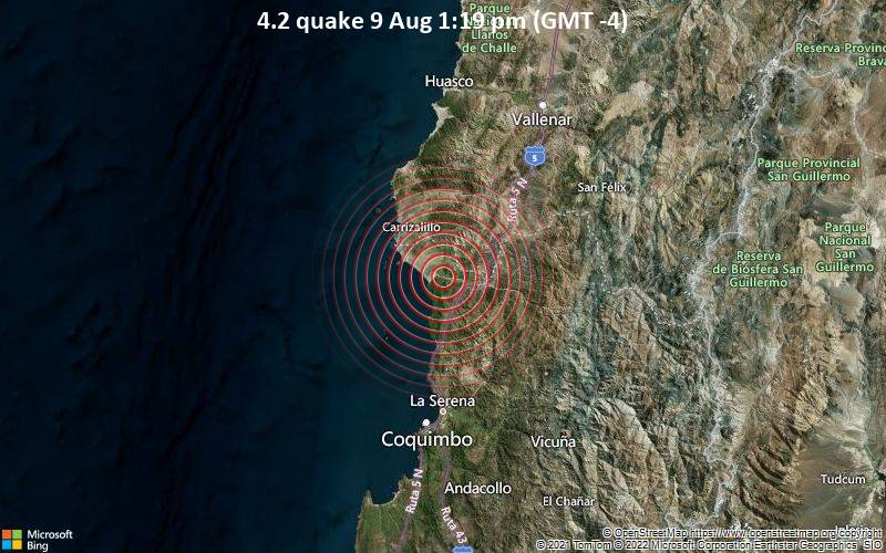 4.2 quake 9 Aug 1:19 pm (GMT -4)