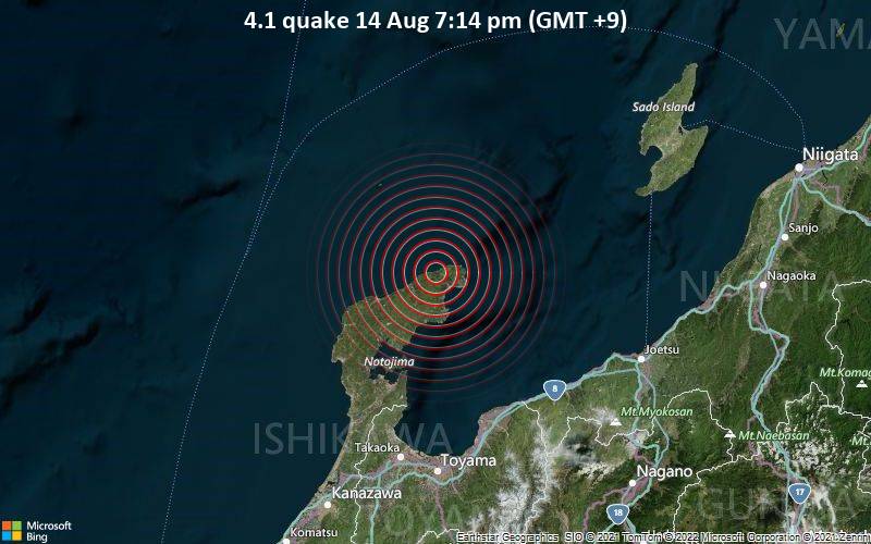 4.1 quake 14 Aug 7:14 pm (GMT +9)