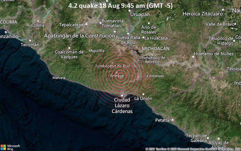 4.2 quake 18 Aug 9:45 am (GMT -5)