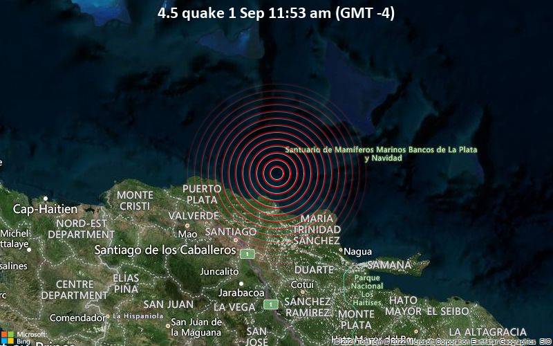 4.5 quake 1 Sep 11:53 am (GMT -4)