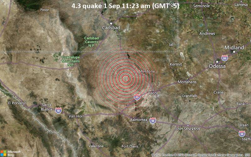 4.3 quake 1 Sep 11:23 am (GMT -5)