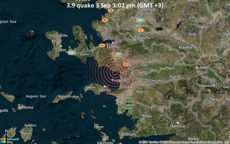 3.9 quake 3 Sep 3:02 pm (GMT +3)
