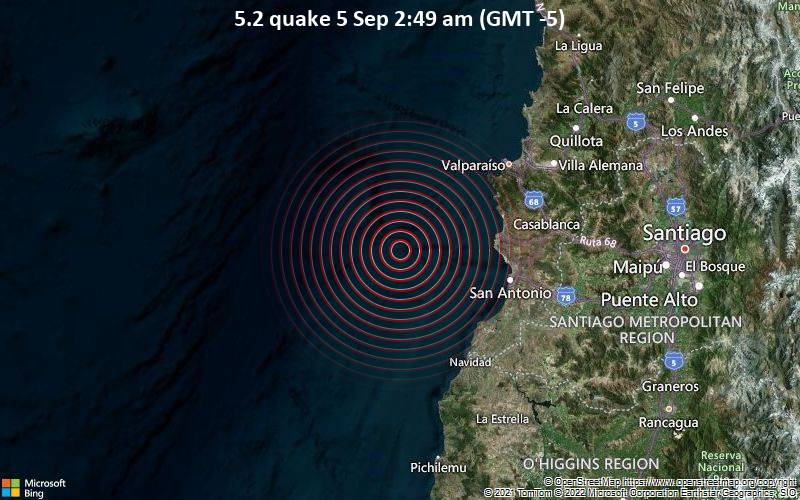 5.2 quake 5 Sep 2:49 am (GMT -5)