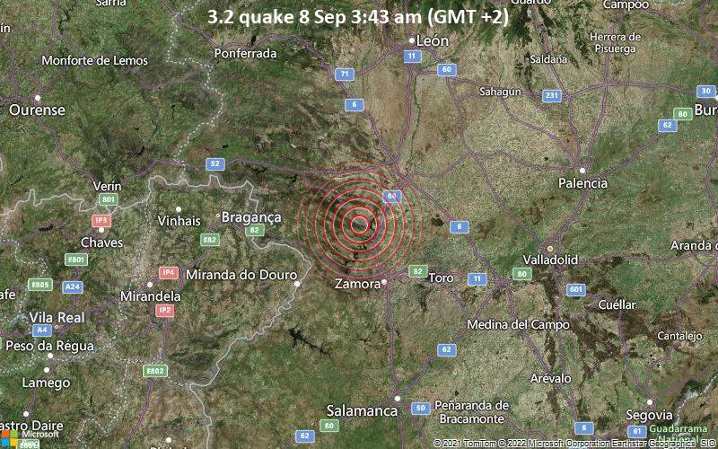 3.2 quake 8 Sep 3:43 am (GMT +2)