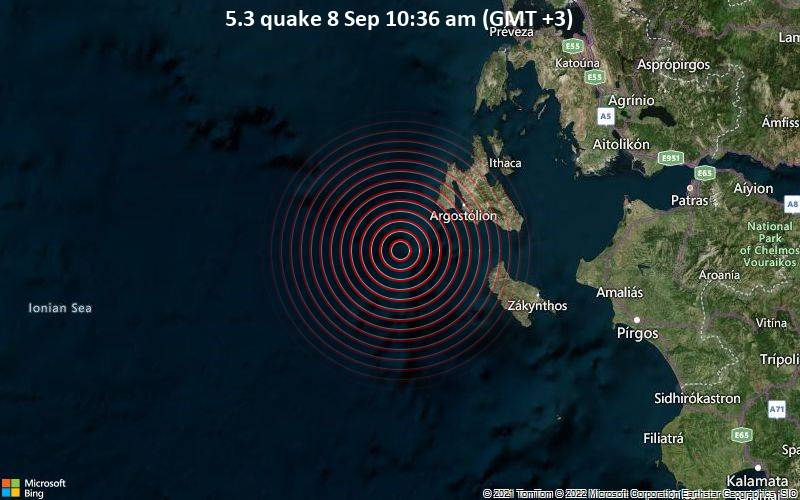5.3 quake 8 Sep 10:36 am (GMT +3)